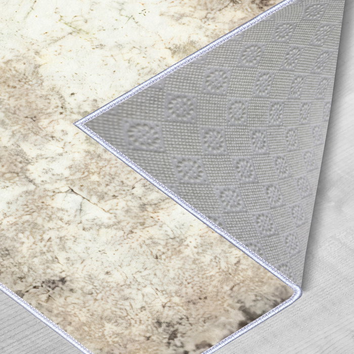 Conceptum Wookece312 Alfombra de Poliéster 80 x 150 cm Beige, Blanco, Visón